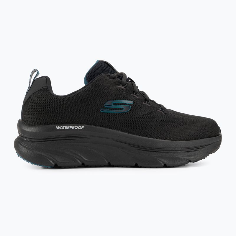 SKECHERS vyriški D'Lux Walker Get Oasis black/teal batai 2