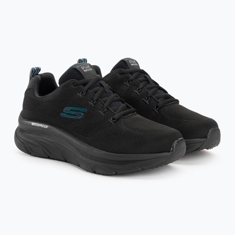 SKECHERS vyriški D'Lux Walker Get Oasis black/teal batai 4