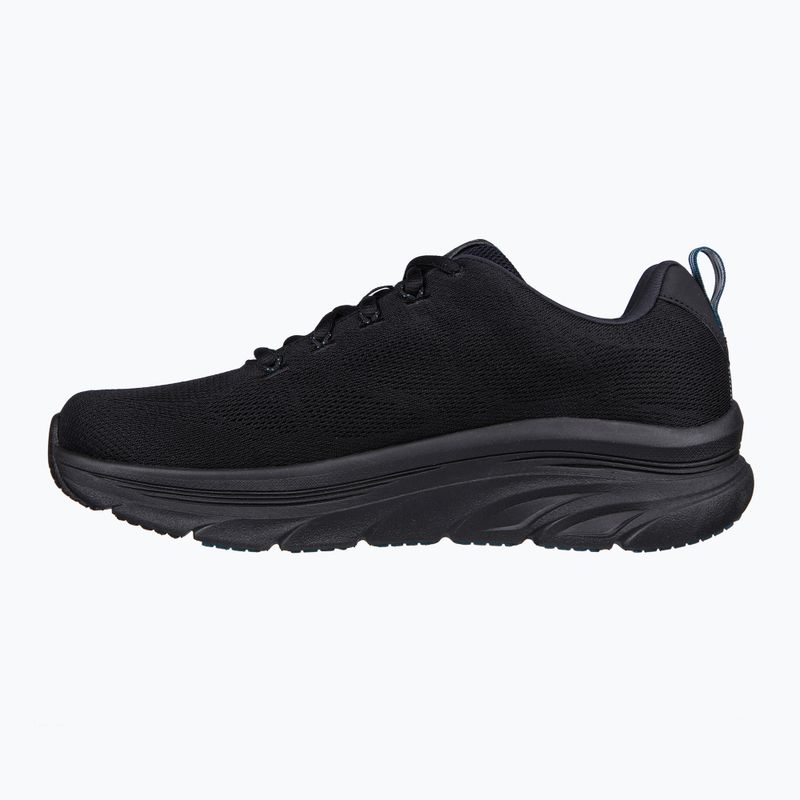 SKECHERS vyriški D'Lux Walker Get Oasis black/teal batai 8