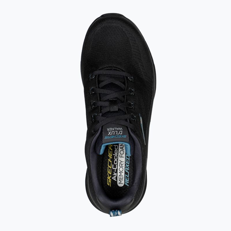 SKECHERS vyriški D'Lux Walker Get Oasis black/teal batai 9
