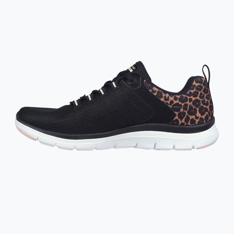 Moteriški batai SKECHERS Flex Appeal 4.0 Wild Ballad black/leopard 10