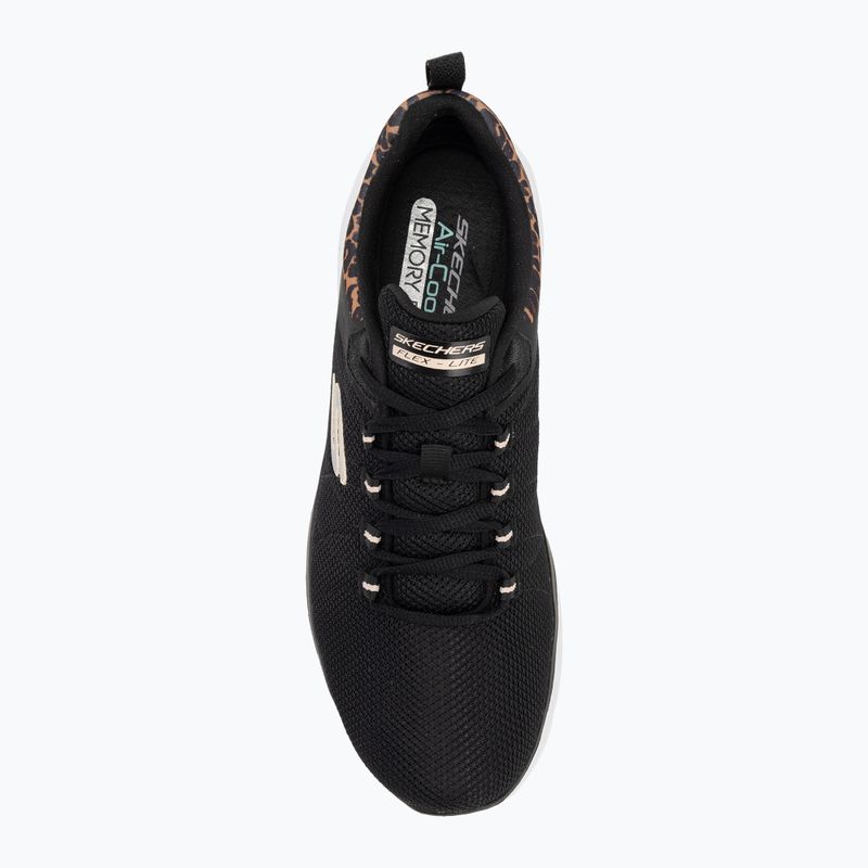 Moteriški batai SKECHERS Flex Appeal 4.0 Wild Ballad black/leopard 5