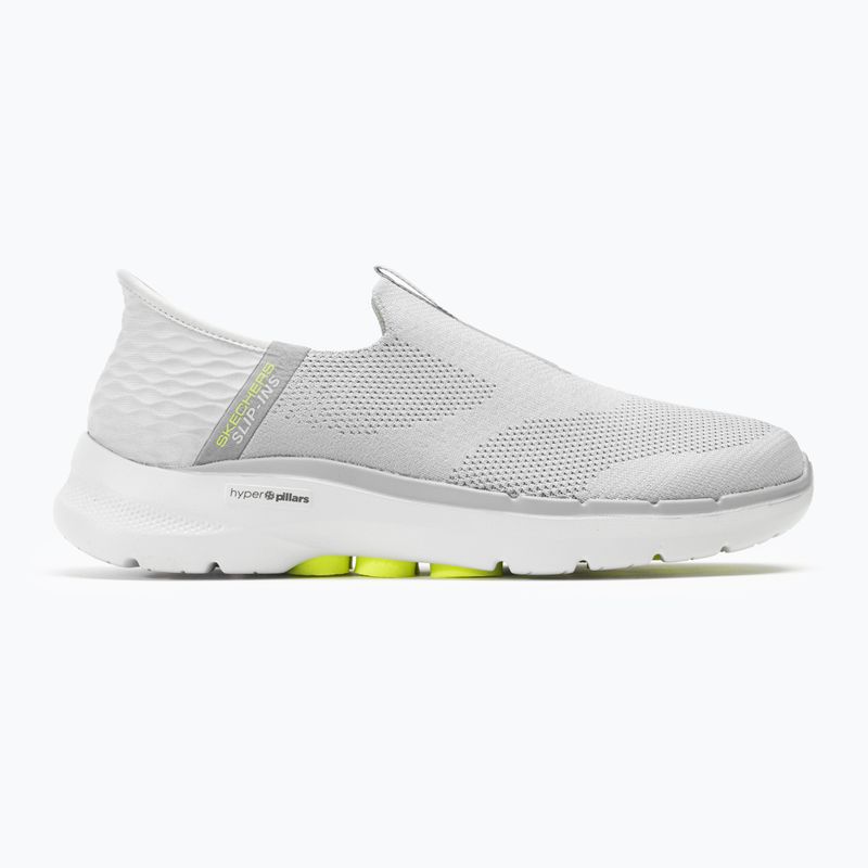 Vyriški batai SKECHERS Slip-ins Go Walk 6 Easy On grey/grey/green 2