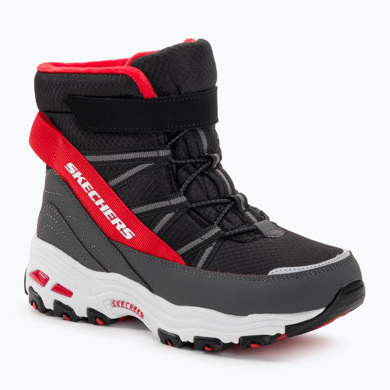 SKECHERS D'Lites vaikiški trekingo batai juodi/raudoni