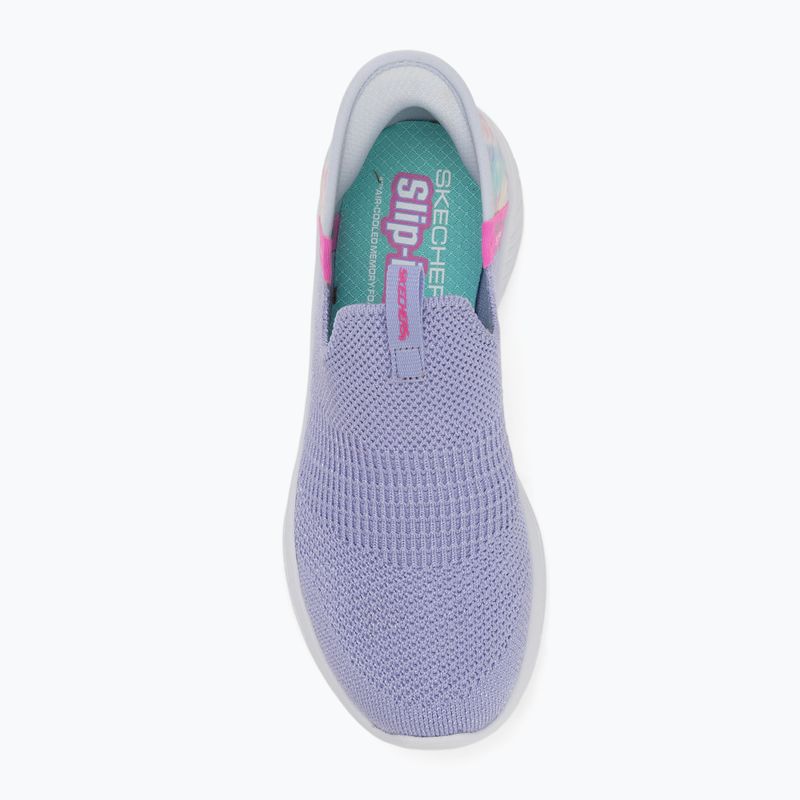 Vaikiški batai SKECHERS Slip-Ins Ultra Flex 3.0 lavender/multi 5