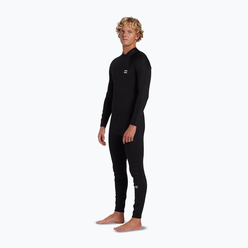 Vyriškas hidrokostiumas Billabong 4/3 mm Foil Back Zip black 3