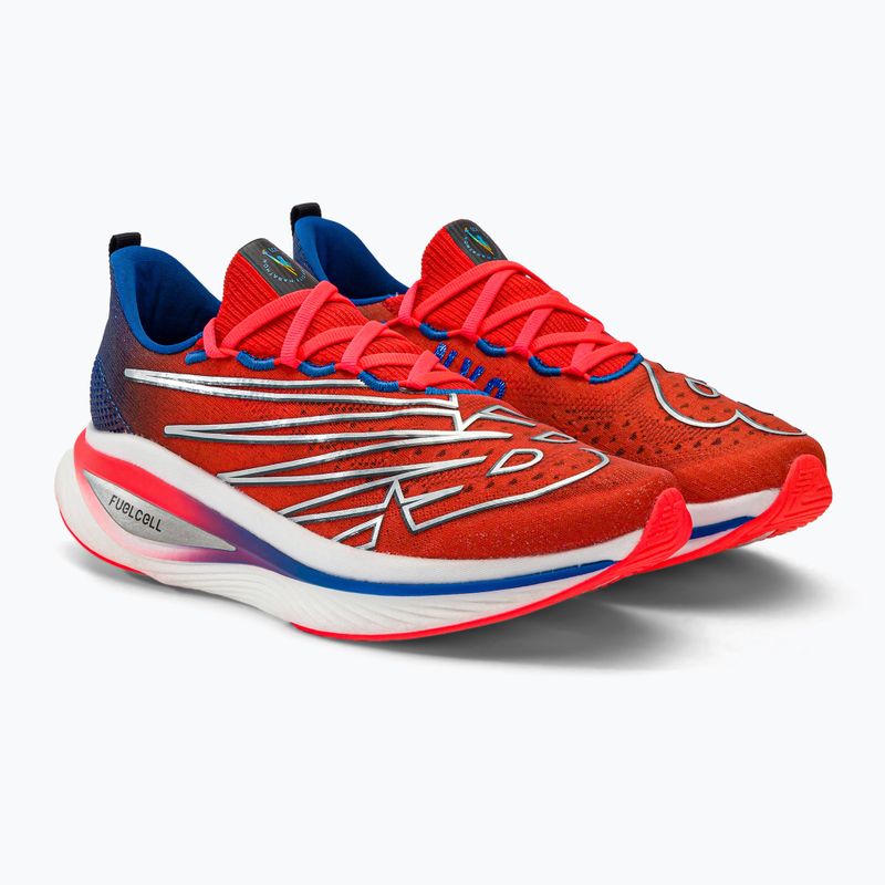 Moterų bėgimo bateliai New Balance TCS New York City Marathon FuelCell SC Elite V3 red WRCELNY3 4