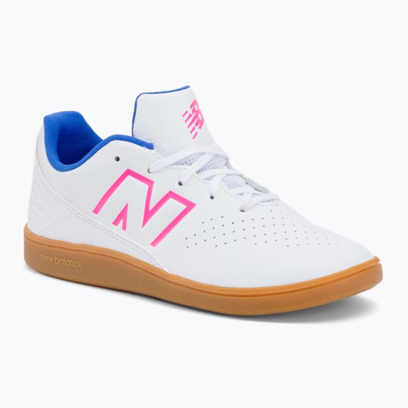 Vaikiški futbolo bateliai New Balance Audazo V6 Control IN Jr balti SJA3IWB6.M.045