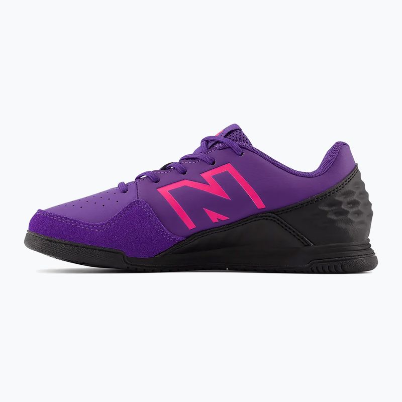 Vaikiški futbolo bateliai New Balance Audazo V6 Command IN violetiniai 12