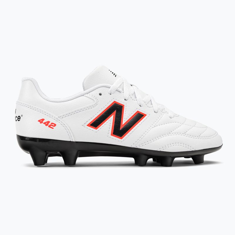 Vaikiški futbolo bateliai New Balance 442 V2 Academy FG balti JS43FWD2.M.035 2