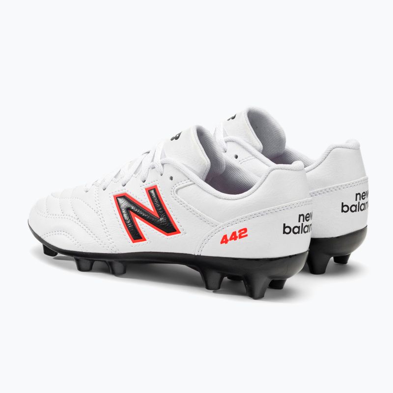 Vaikiški futbolo bateliai New Balance 442 V2 Academy FG balti JS43FWD2.M.035 3
