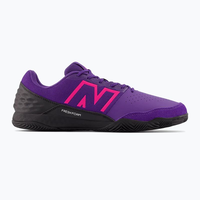 Vyriški futbolo bateliai New Balance Audazo V6 Command IN violetiniai ir juodi SA2IPH6.D.075 12