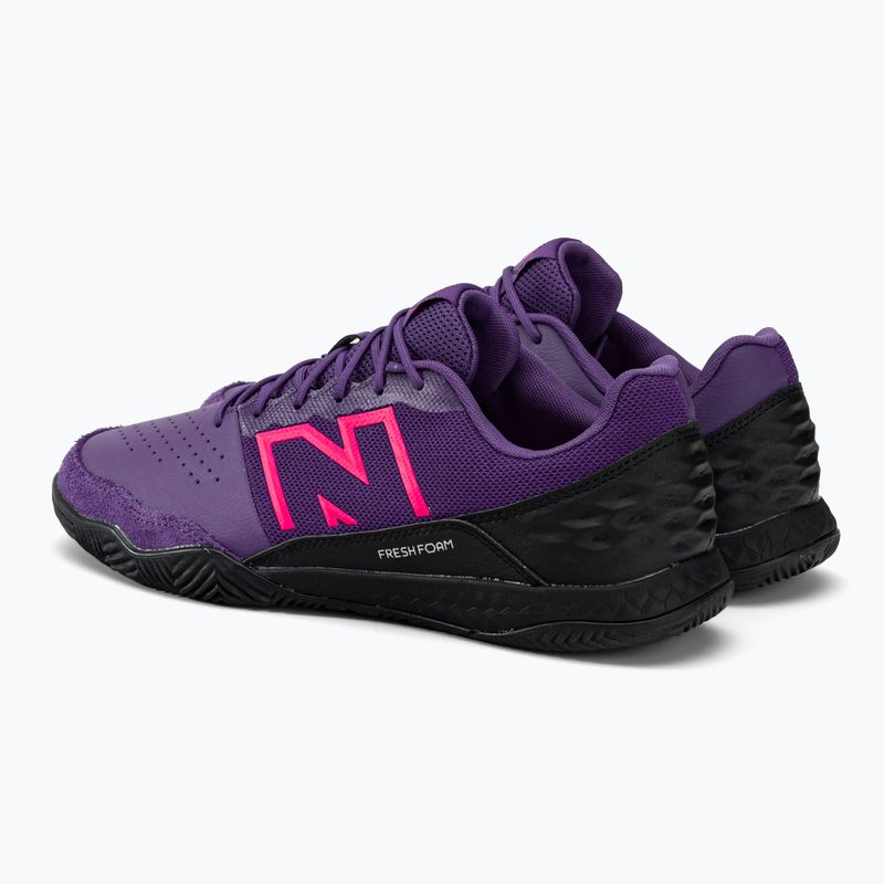 Vyriški futbolo bateliai New Balance Audazo V6 Command IN violetiniai ir juodi SA2IPH6.D.075 3