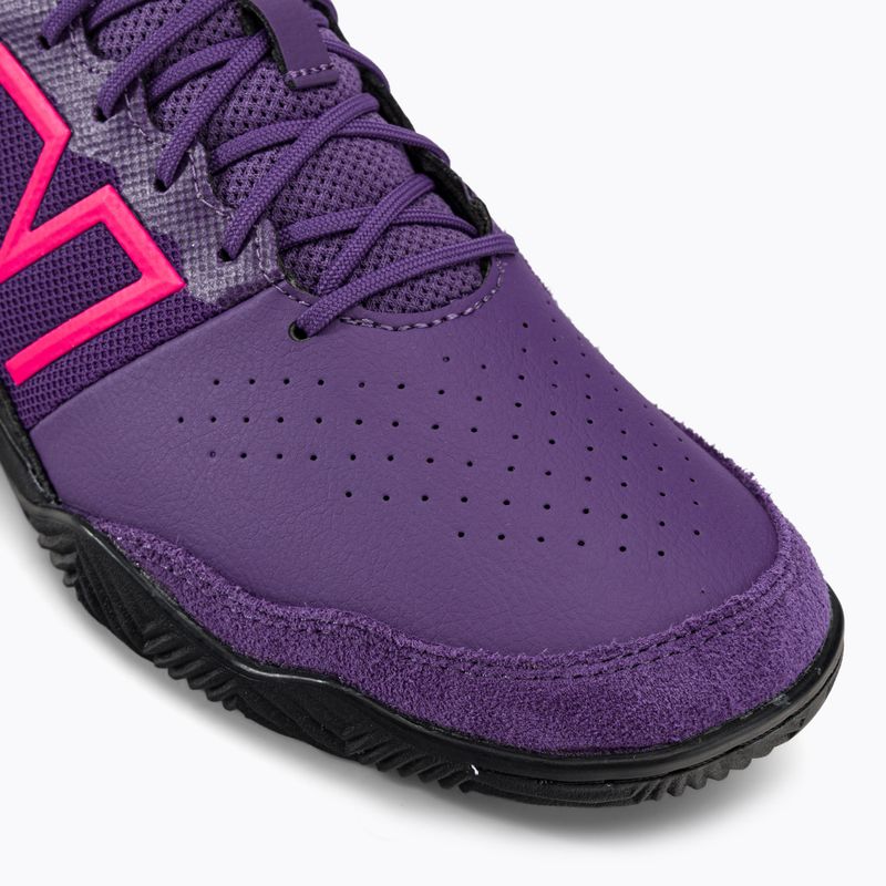 Vyriški futbolo bateliai New Balance Audazo V6 Command IN violetiniai ir juodi SA2IPH6.D.075 7