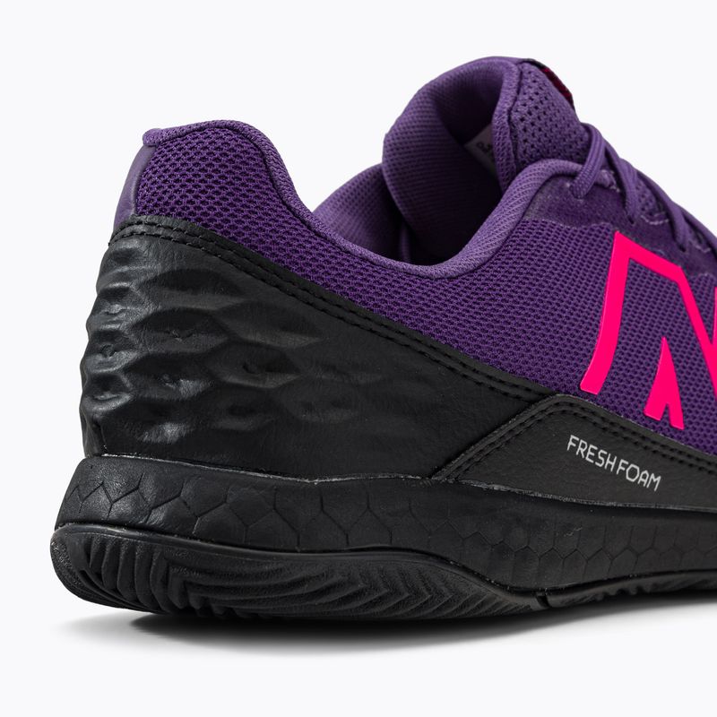 Vyriški futbolo bateliai New Balance Audazo V6 Command IN violetiniai ir juodi SA2IPH6.D.075 9