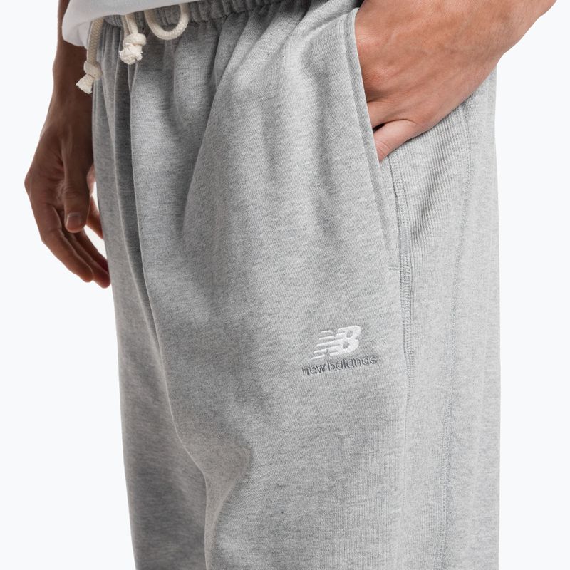 New Balance Athletics Remastered French Terry pilkos vyriškos treniruočių kelnės MP31503AG 4