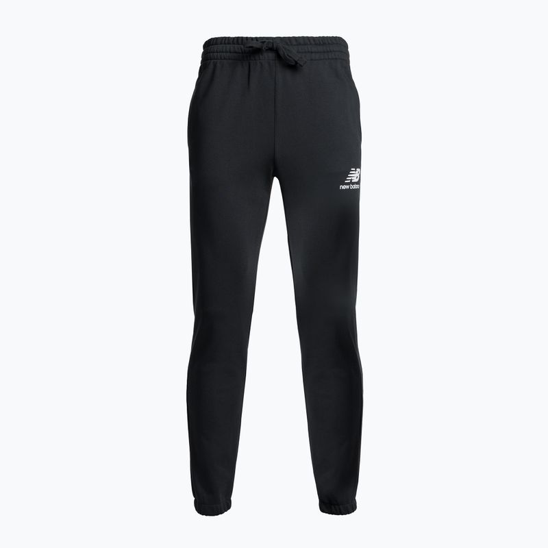 New Balance Essentials Stacked Logo French vyrų treniruočių kelnės juodos MP31539BK 5