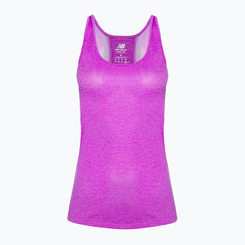 Moterų New Balance Impact Run Tank purpurinės spalvos WT21260OOR bėgimo marškinėliai 6