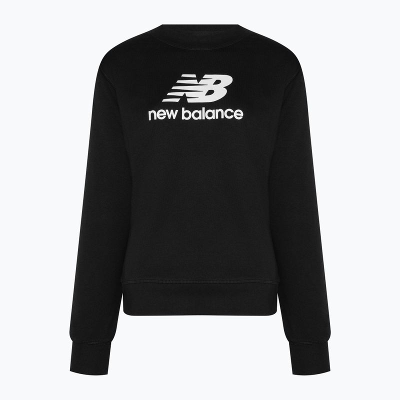 Moteriški treniruočių džemperiai New Balance Essentials Stacked Logo French Terry Hoodie black WT31532BK 5