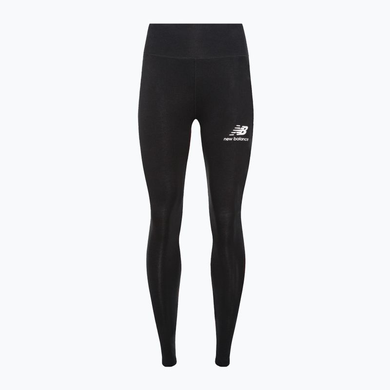 Moteriškos treniruočių tamprės New Balance Tight Essentials Stacked Logo Cotton black WP31509BK 5