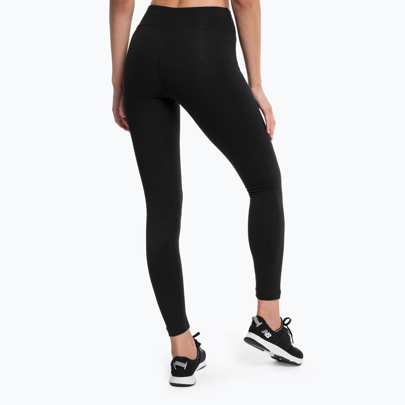Moteriškos treniruočių tamprės New Balance Tight Essentials Stacked Logo Cotton black WP31509BK 3