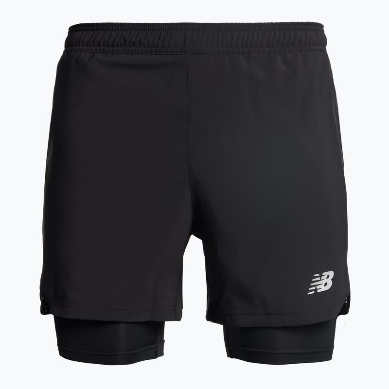 New Balance Accelerate Pacer 5" vyriški bėgimo šortai juodi MS31244BK 5