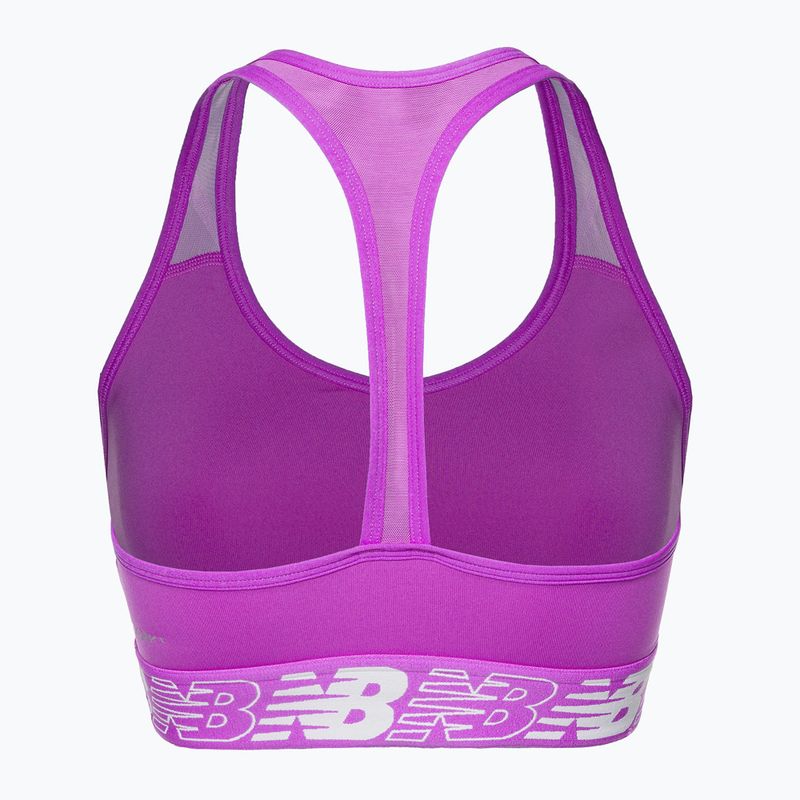 New Balance NB Pace Bra 3.0 fitneso liemenėlė violetinė NBWB11034 7