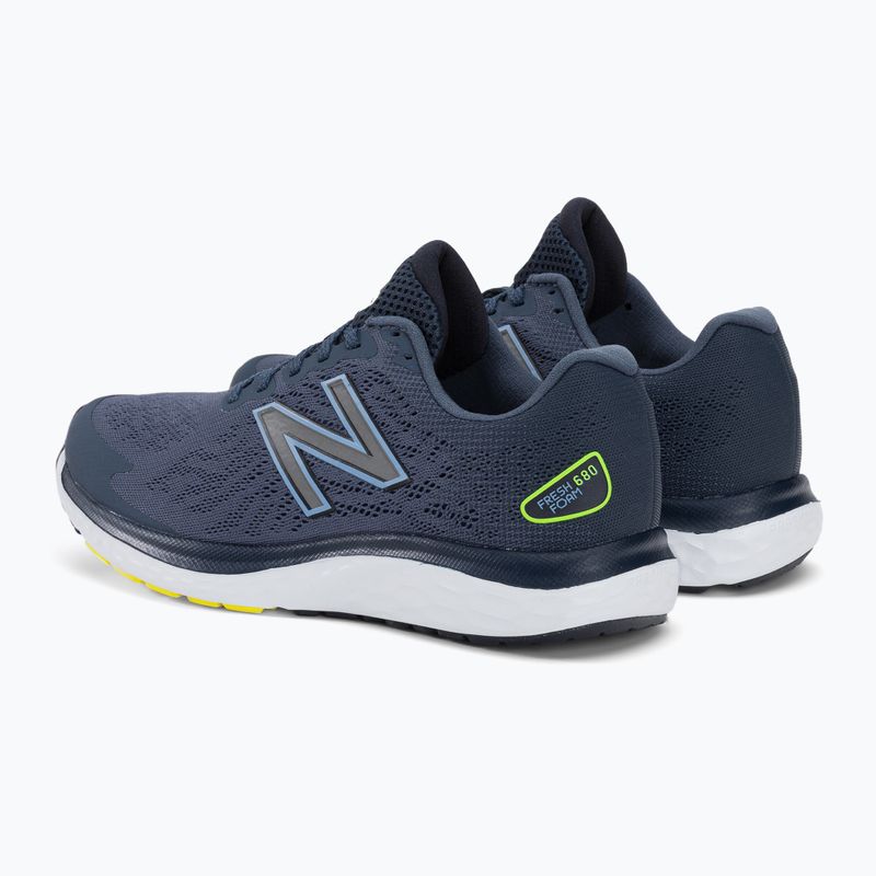 New Balance vyriški bėgimo bateliai W680 v7 navy blue M680CN7.D.085 3