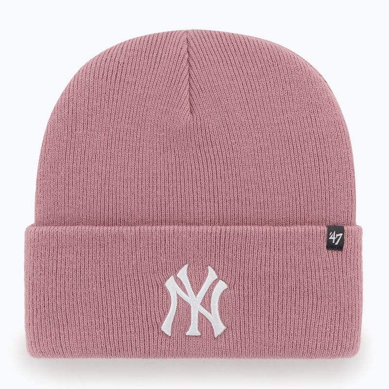 Žieminė kepurė 47 Brand MLB New York Yankees Haymaker mauve