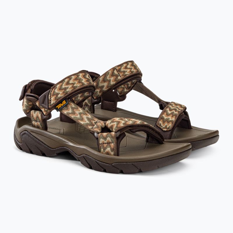 Teva Terra Fi 5 Universal vyriški žygio sandalai rudos spalvos 1102456 4