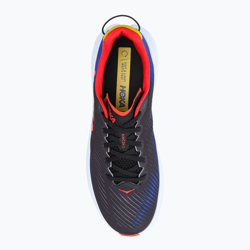 HOKA vyriški bėgimo bateliai Rincon 3 black-blue 1119395-BDGB 5
