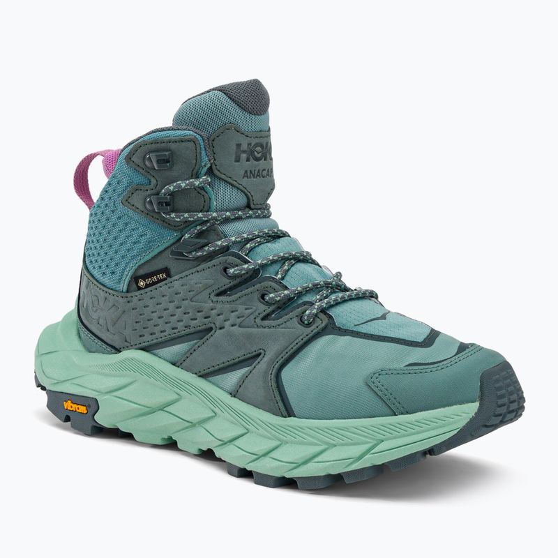 Moteriški trekingo batai HOKA Anacapa Mid GTX green 1119372-TMGR
