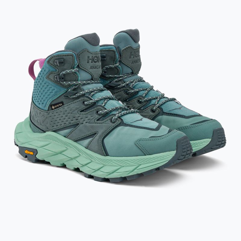 Moteriški trekingo batai HOKA Anacapa Mid GTX green 1119372-TMGR 6