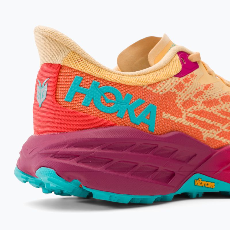 HOKA Speedgoat 5 impala/flame vyriški bėgimo bateliai 9