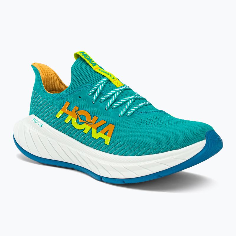 HOKA vyriški bėgimo bateliai Carbon X 3 blue/yellow 1123192-CEPR