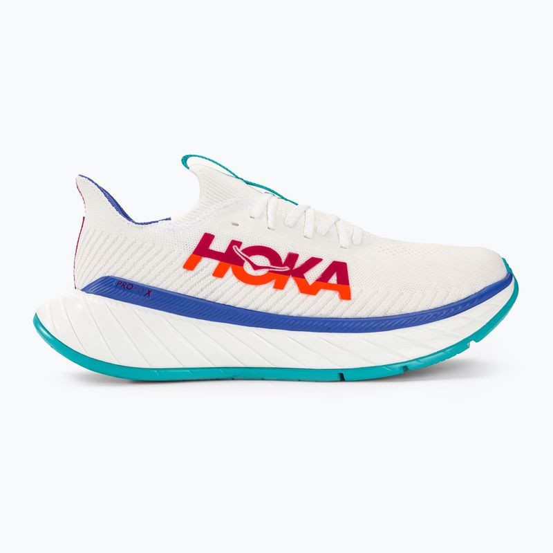 Vyriški bėgimo bateliai HOKA Carbon X 3 white/flame 2
