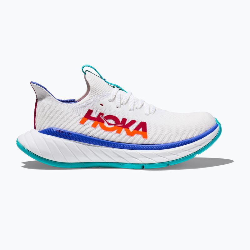 Vyriški bėgimo bateliai HOKA Carbon X 3 white/flame 8