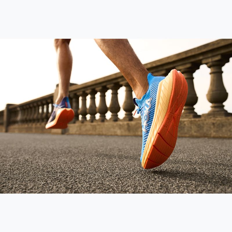 Vyriški bėgimo bateliai HOKA Carbon X 3 coastal sky/bellwether blue 16
