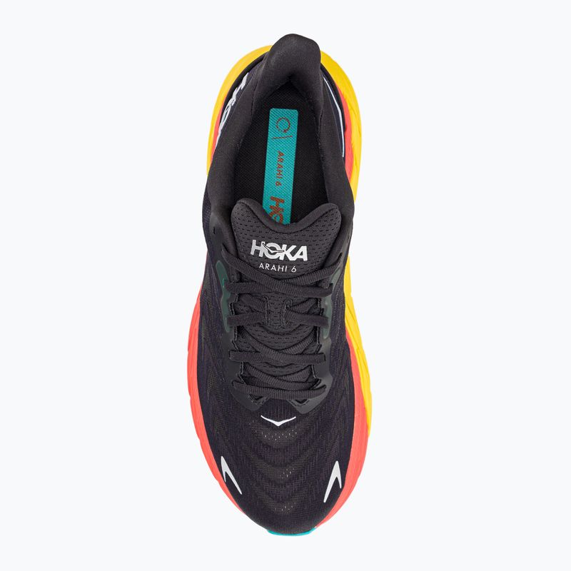 HOKA vyriški bėgimo bateliai Arahi 6 black 1123194-BFLM 5