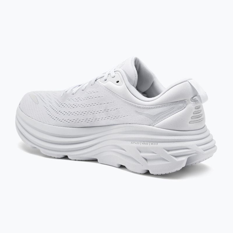 Vyriški bėgimo bateliai HOKA Bondi 8 white/white 3