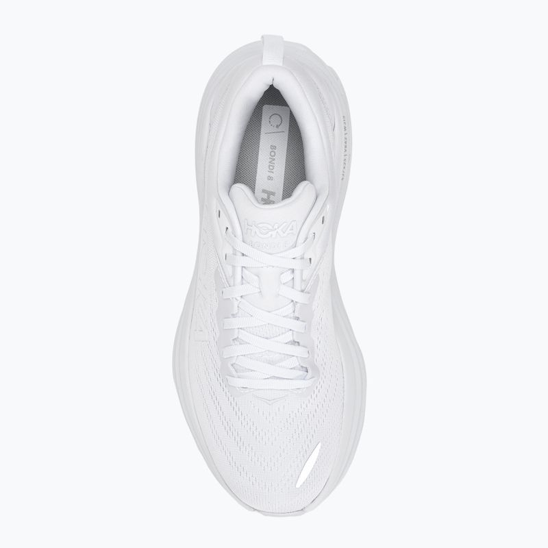 Vyriški bėgimo bateliai HOKA Bondi 8 white/white 5