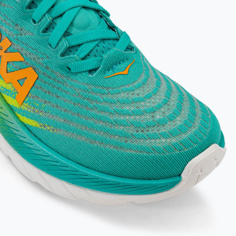 Moteriški bėgimo bateliai HOKA Mach 5 blue/yellow 1127894-CEPR 7