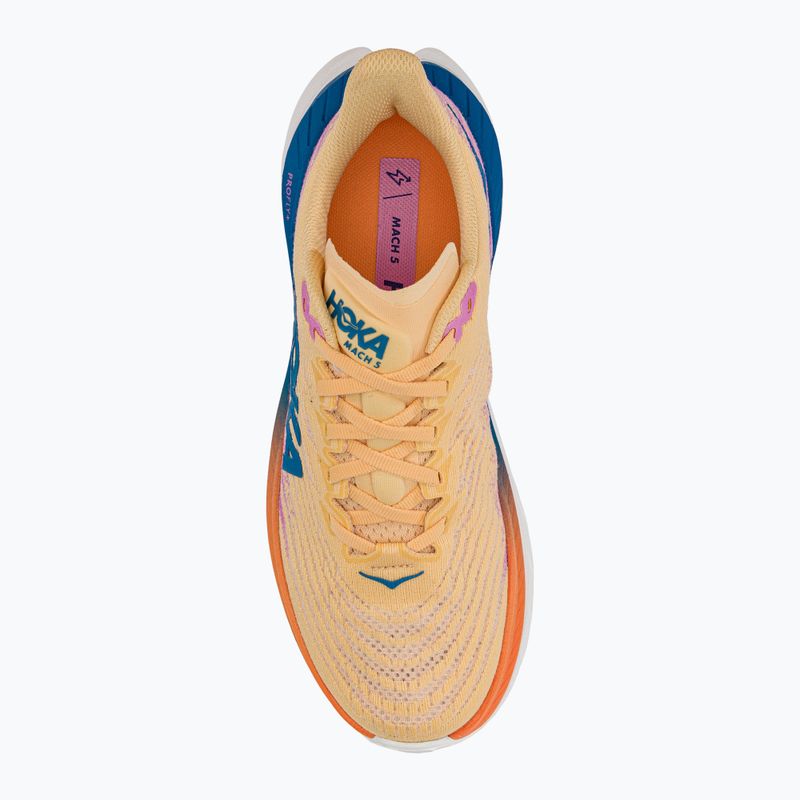 Moteriški bėgimo bateliai HOKA Mach 5 orange-purple 1127894-ICYC 5