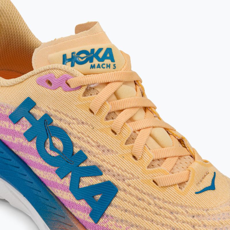 Moteriški bėgimo bateliai HOKA Mach 5 orange-purple 1127894-ICYC 10