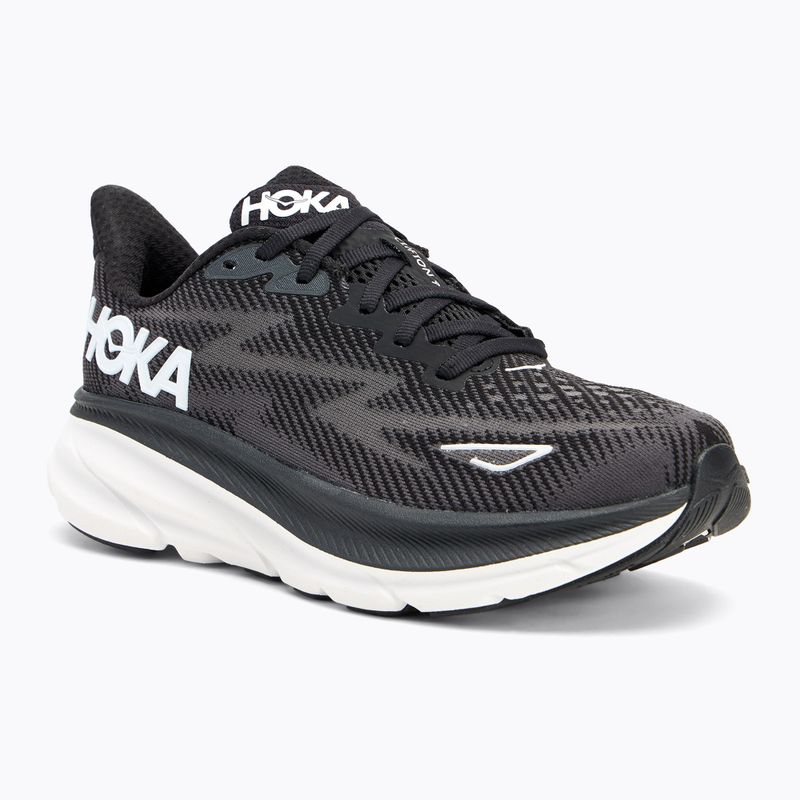 Moteriški bėgimo bateliai HOKA Clifton 9 black/white