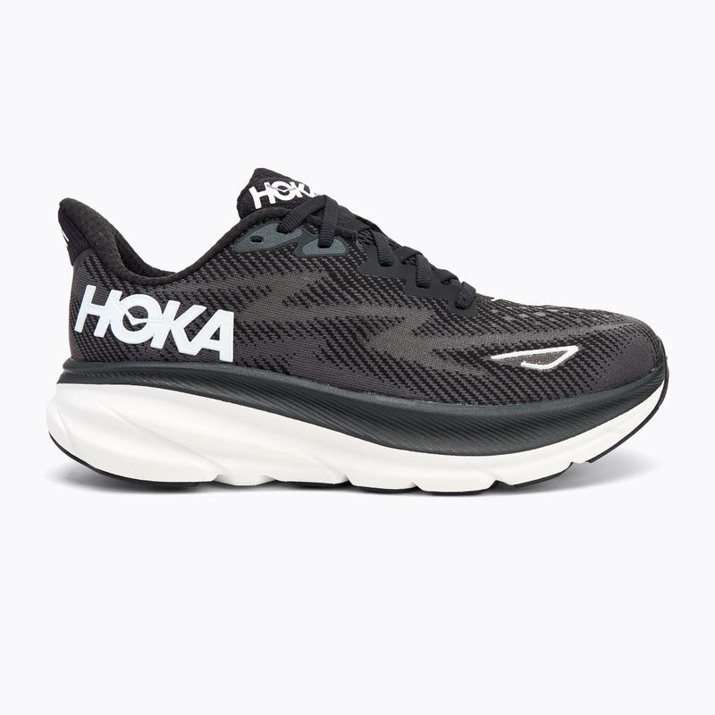 Moteriški bėgimo bateliai HOKA Clifton 9 black/white 2