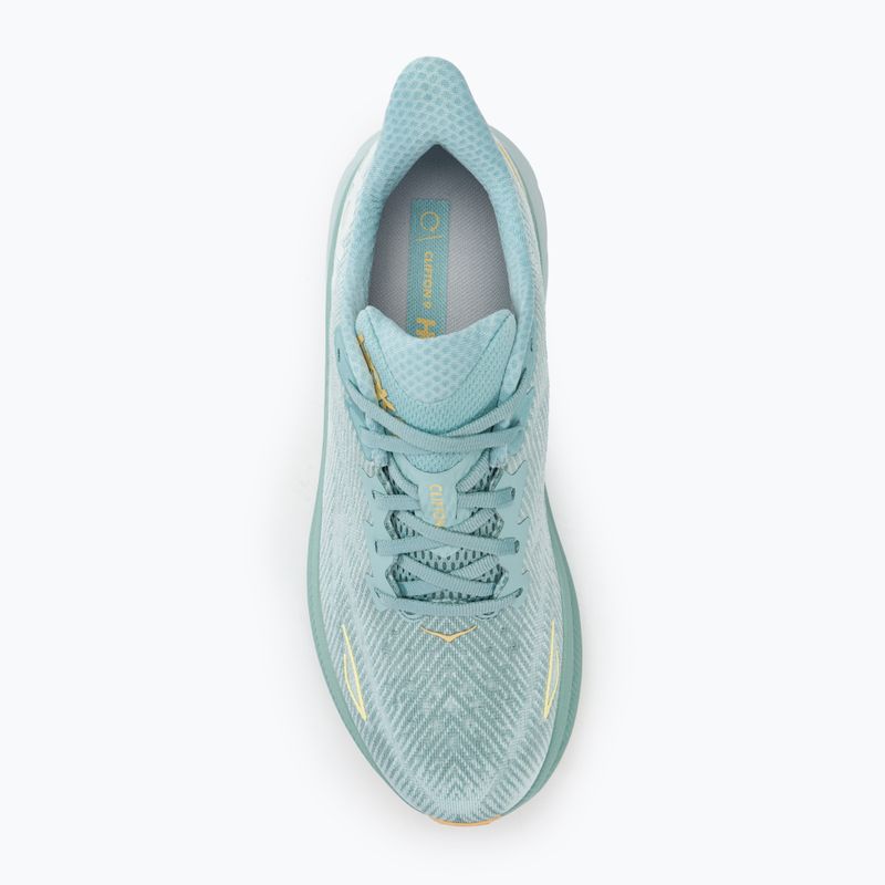 Moteriški bėgimo bateliai HOKA Clifton 9 cloud blue/ice flow 5