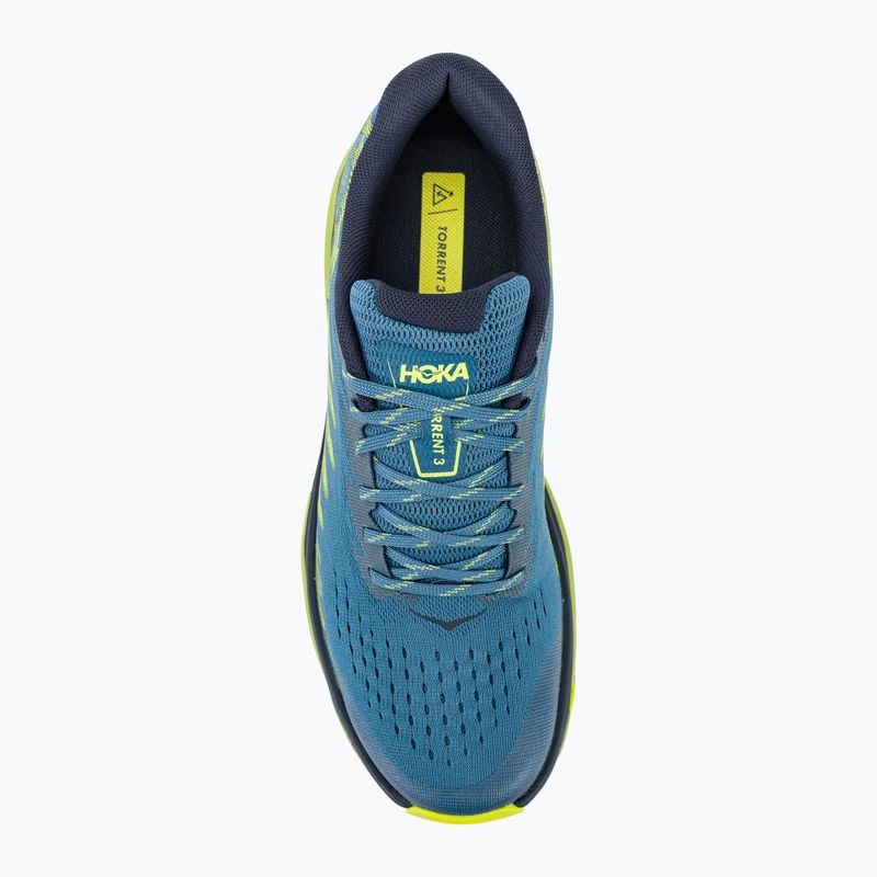 Vyriški bėgimo bateliai HOKA Torrent 3 bluesteel/dark citron 6
