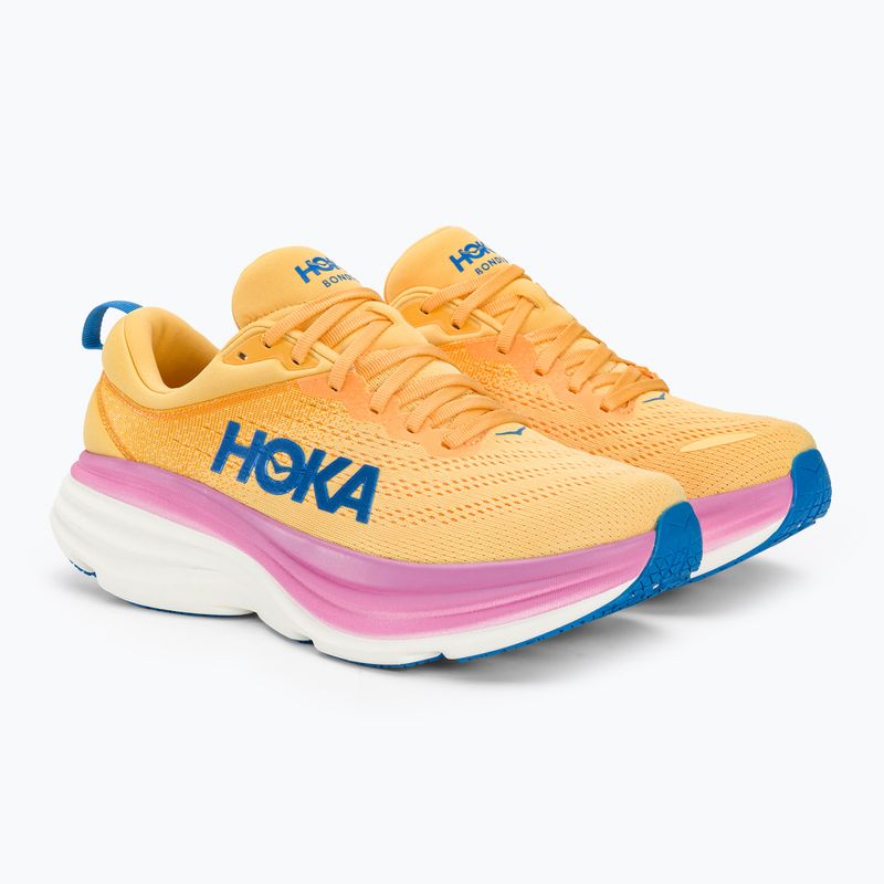 Moteriški bėgimo batai HOKA Bondi 8 impala/cyclamen 5