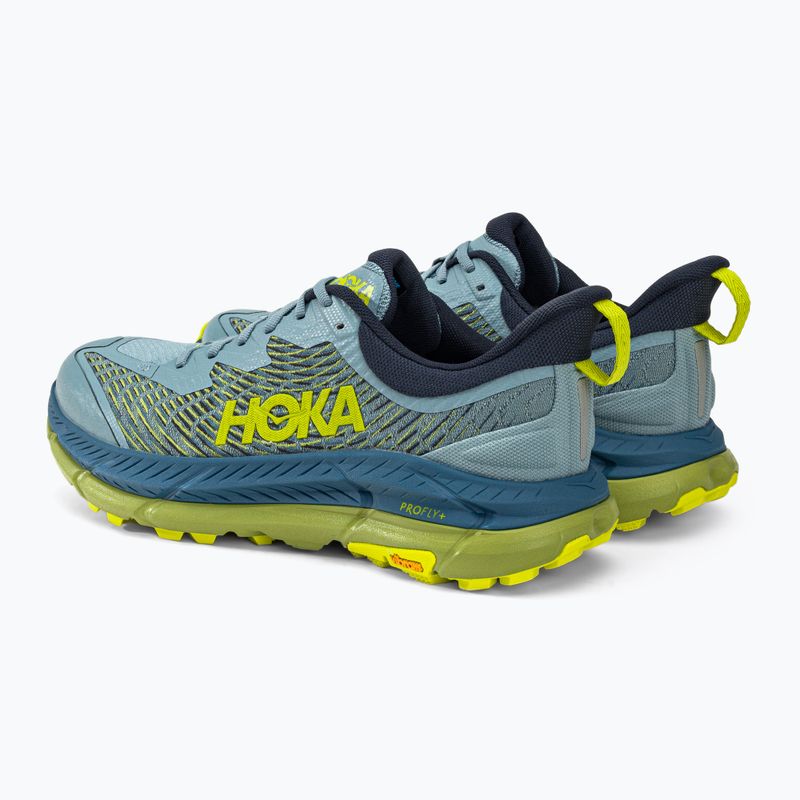 HOKA vyriški bėgimo bateliai Mafate Speed 4 blue/yellow 1129930-SBDCT 3